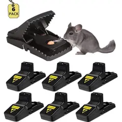 AIZO - Trampa Para Ratones Segura Y Efectiva 6PK