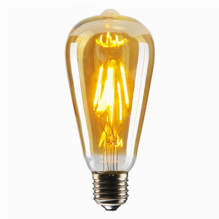Ampolleta E-27 LED Edison Filamento 4W - Cálida