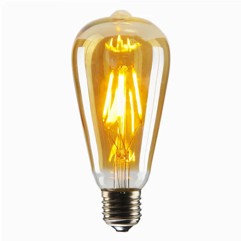 Ampolleta E-27 LED Edison Filamento 6W - Cálida