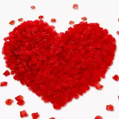 MERCADO CBF - Pétalos Rosa Artificial Papel Decoración Ocasión 100 unidad