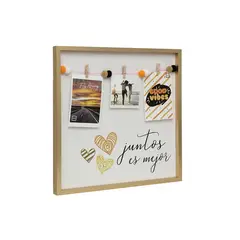 VGO - Marco 40X40 Con Frases Y Pinza Ppf4040 Dor
