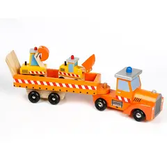 PELLITOS - CAMION CONSTRUCTOR DIDACTICO CON REMOLQUE