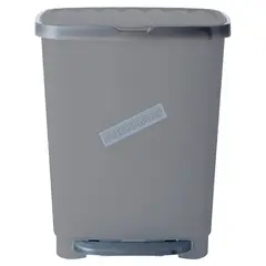 REYPLAST - Basurero De Pedal 25 Litros Gris