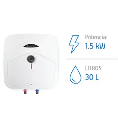ARISTON - Termo Eléctrico Andris 30 Litros Italiano 1,5Kw 80°c