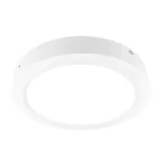 DEMASLED - Foco LED redondo BordeBlanco Sobrepuesto Diámetro22cm 18W BlancoNeutro