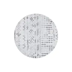 MODA ALFOMBRAS - ALFOMBRA REDONDA PHOENIX GREY 240 cm * 240 cm