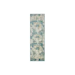 MODA ALFOMBRAS - ALFOMBRA PASILLO SIESTA AZUL 70 cm * 230 cm