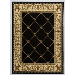 MODA ALFOMBRAS - Alfombra Kashan King Negra 200 X 290 Cm