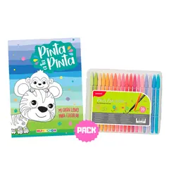 MUNDICROM - Pack 36 Lápices MONAMI + Libro Pinta a tu Pinta