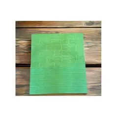 GENERICO - Lamina 3D Panel Autoadhesivas 70x77 Muralla Ladrillo Verde