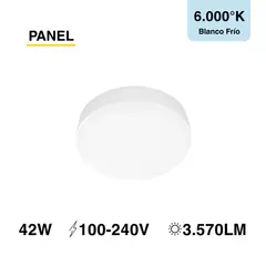 DEMASLED - Foco LED redondo FRAMELESS Sobrespuesto 22cm 42W Blanco Frío SinBorde