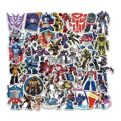 GARSIL - 50 Stickers De Transformers - Etiquetas Autoadhesivas