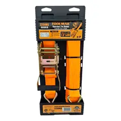 GENERICO - Eslinga Cinta Amarre Con Ratchet 1.5 Pulgada X 4 M Toolmak
