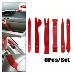 GENERICO - Set Herramienta Extraccion Radio Tablero Panel Puertas 6 Pcs
