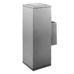 DEMASLED - Foco Lampara Aplique Led Exterior Ip54 Bidireccional Gris Oscuro Gu10