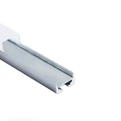 DEMASLED - Perfil Aluminio Cinta Led Linear Difusor Cuadrado 19x11mm