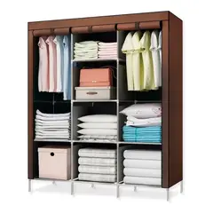 GENERICO - Armario Closet Ropero Armable Grande Cafe
