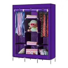 GENERICO - Armario Closet Ropero Armable Grande Morado