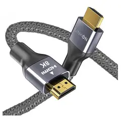LINKON - Cable Hdmi 8k @60hz, 4k@120hz 48gbps V2.1 Trenzado Oro 2mts