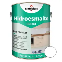 SINTEPLAST - Pintura para cerámica y pisos antibacterial Blanco 4 LT
