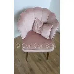 CORI CORI - Silla Corona Terciopelo Rosa