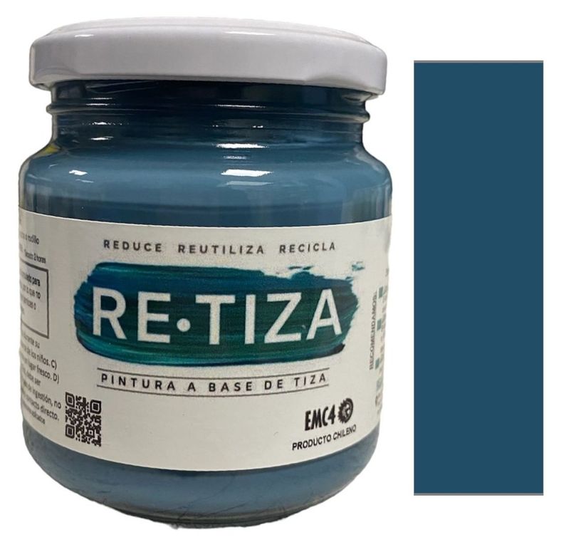 AZUL PETRÓLEO/INDIGO 250 grs. Pintura Tizada/Vintage base agua mate