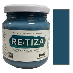 RETIZA - AZUL PETROLEO/OCEANO 250 grs. Pintura Tizada/Vintage base agua mate