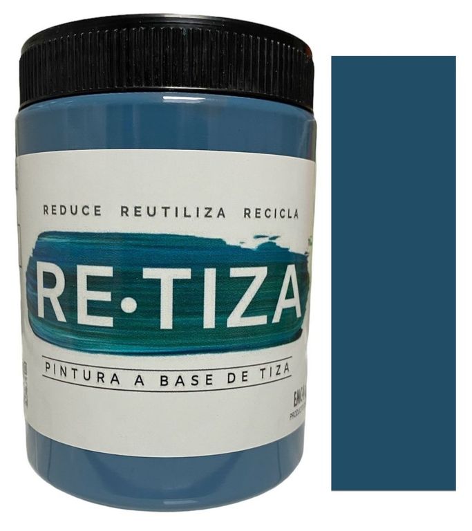 AZUL PETROLEO/OCEANO 1 kilo. Pintura Tizada/Vintage base agua mate