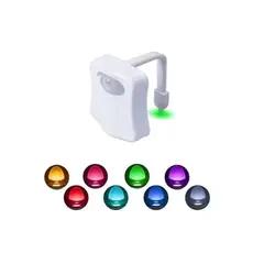 OFERTABKN - Luz Led Para Inodoro Wc Baño Con Sensor Movimiento 8 Colores