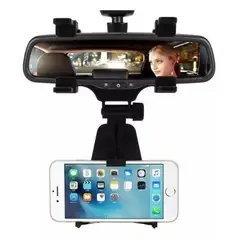 GENERICO - Soporte Celular Auto Porta Espejo Retrovisor Girar 360 Grado