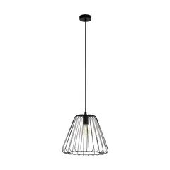 EGLO - Lámpara Colgante de Techo Austell E27 3x60W Metal Negro