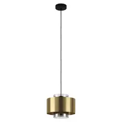 EGLO - Lámpara Colgante E27 Duglia Negro 390066