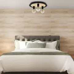 EGLO - Lámpara Techo E27 Passano 2 Marrón Oscuro 205091.