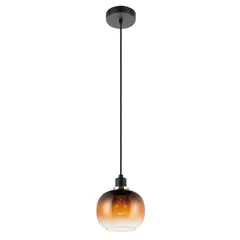 EGLO - Lámpara Colgante Oilella negro E27 1X40W cod99614
