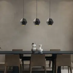 EGLO - Lámpara Colgante Rasigures Oro Negro E27 3X28W IP20 Cod39634