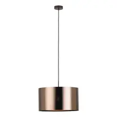 EGLO - Lámpara Colgante Saganto Acero H1100 DM450 E27 1x60W IP20 Cod39356
