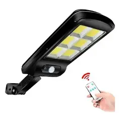 GENERICO - Foco Solar 50w 48 Led Luz Fria Control Base Sensor Movimiento