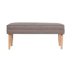 GENERICO - Banqueta Style Gris Beige Omega 100x40x40 cm Máxima Design