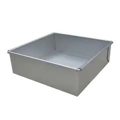 IMAHE - MOLDE ALUMINIO CUADRADO 16 CM BASE DESMONTABLE