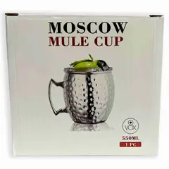 VOX - Vaso Mug Plateado de Cobre