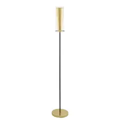EGLO - Lámpara Pie E27 Pinto Gold Oro Negro 97655