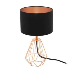 EGLO - Lamparas Sobremesa Carlton 2 Cobre E14 95787