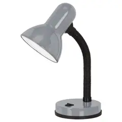 EGLO - Lámpara Escritorio Basic 1 Plata E27 Cod.90977