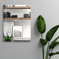 FMFURNITURE - Espejo Forma Rectangular 130x38x3.4 cm
