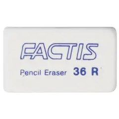 FACTIS - Pack 6 Goma de borrar 36R