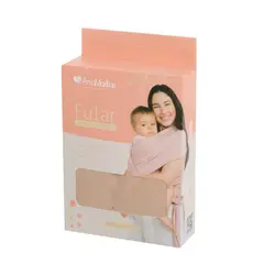 AMAMANTAS - Fular Portabebé Algodón Semielasticado Beige