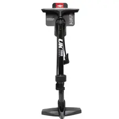 UK TIME - BOMBIN NEGRO METAL C/ MARCADOR DE PRESION 160 PSI