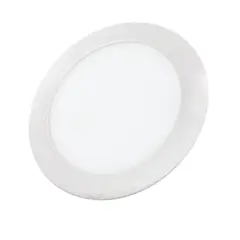 DBLUE - Plafón Foco Led Panel Redondo Sobrepuesto Luz Fría Blanca 12W