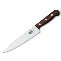 VICTORINOX - Cuchillo Cocina Rosewood color Café. Hoja 19 cm.