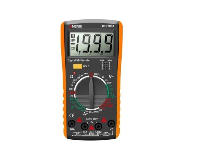 Multimetro Digital Lcd Dt9205a